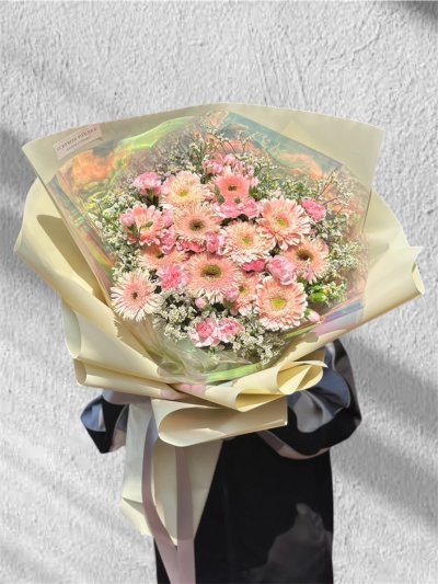 Blushing Gerberas Bouquet